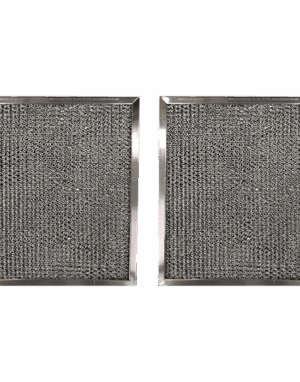Aluminum Replacement Range Filter Compatible With Nutone K079000, K079-000- Dimensions: 8 x 11 x 3/8 - 2 Pack