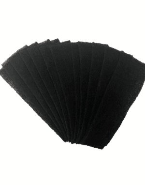 Duraflow Floor Vent Heat Register Air Filter, with Activated Carbon Dust Pollen, Pet Hair, Dander 4 x 12 12pcs