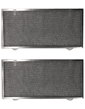 Replacement Aluminum Filters Compatible with Air King CF-01S,GC-7515, -9-3/8 x 10-1/2 x 3/8 (2 TS LS 1PT LS) (2-Pack)