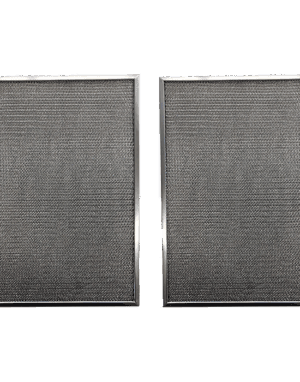 Replacement Aluminum Pre/Post Filter- 12-3/8 X 19-7/8 X 3/8 2-TSSS - Compatible with Honeywell Models F50E1000, F50E1166, F50A1009,F50E1026, F50E1273, F50A1025,F50E1141, F50E1299 - (2-Pack)