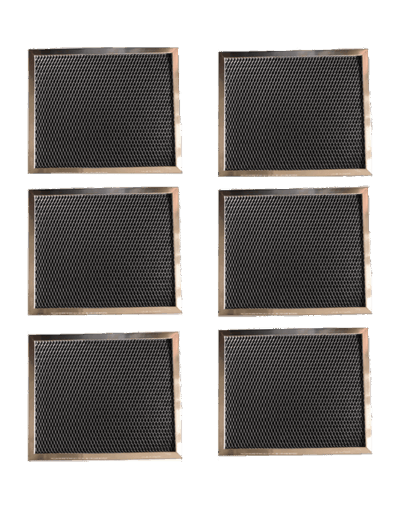 Replacement Carbon Filters compatible with Broan: 99010123, 97007696, 97005687 Caloric: Gem: 88152 RF104 Maytag: 47001046 Whirlpool: 4341999, 4378581, Maycor: 47001076 (6-Pack)