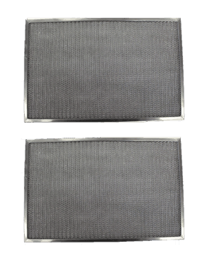 Replacement Aluminum Filters Compatible with Broan 99010217,G-8677,RHF1105 -11-1/8 x 16-3/8 x 3/8 (2-Pack)