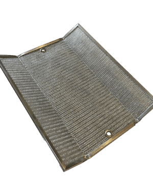 Replacement Range Wing Filter Compatible With Bosch/Thermador/Gaggenau 368812, 1104520, 19-07-302, 19-09-701,WG-8704,; 16-3/8 X 19-5/8  X 3/8 W/3-7/8 WING 2 GROMMETS SS; 1-Pack