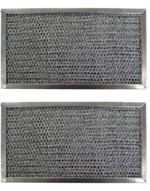 Replacement Aluminum Filters Compatible with Estate 4358003, KitchenAid 4358003, Whirlpool 4358003 - 7-1/8" x 11-5/8" x 3/8" (2-Pack)