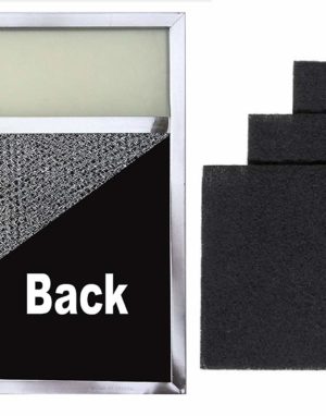 Replacement Charcoal Filter Pads Compatible With Broan BP58, 7-3/4 x 10-1/2-Inch (3-Pack)