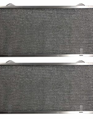 Aluminum Replacement Range Filter - Dimensions: 11-7/8 x 18-1/4 x 3/8 - 2 Pack