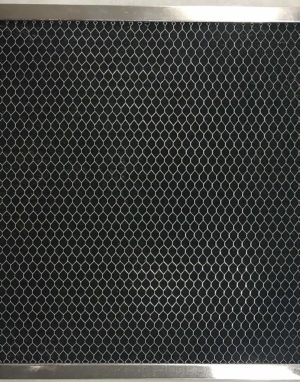 Aluminum and Activated Carbon Range Hood Filter - 8 x 9 1/2 x 5/16 - 1 Pack