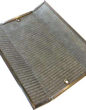 Replacement Range Wing Filter Compatible With Bosch/Thermador/Gaggenau 368812, 1104520, 19-07-302, 19-09-701,WG-8704,; 16-3/8 X 19-5/8  X 3/8 W/3-7/8 WING 2 GROMMETS SS; 1-Pack